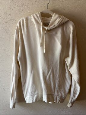Everlane Cream Waffle Hoodie